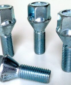 M12x1.5 19mm Hex 26mm thread alloy wheel bolts x 4