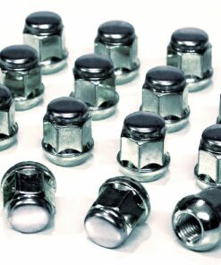 set of 16 19mm, radius, M12x1.5 alloy wheel nuts