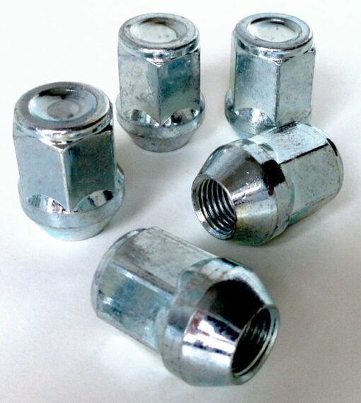 set of 5 21mm, taper, M14x1.5 alloy wheel bolts