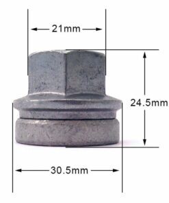 specs 21mm, flat, M14x2 alloy wheel nuts