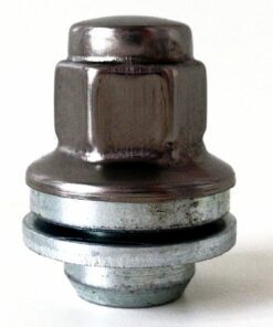 single 19mm Hex, Flat seat, M12x1.5 alloy wheel nut