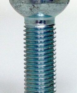 Signle 17mm hex, radius, 40mm thread, M12x1.5 alloy wheel bolt