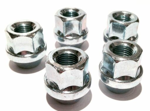 Open head wheel nuts set of 5