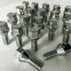 20 x alloy wheel bolts, M12x1.5, 17mm hex, 26mm thread, taper seat