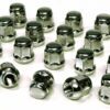 set of 20 19mm, radius, M12x1.5 alloy wheel nuts