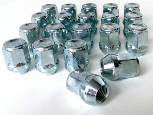 set of 20 21mm, taper, M14x1.5 alloy wheel nuts