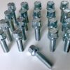 Set of 20 17mm Hex, Radius, M12x1.5, 40mm Thread alloy wheel bolts