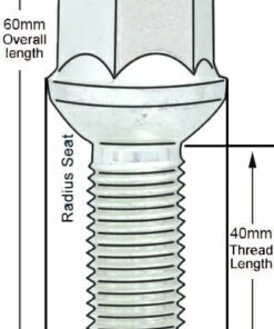 S17A40 alloy wheel bolts specs