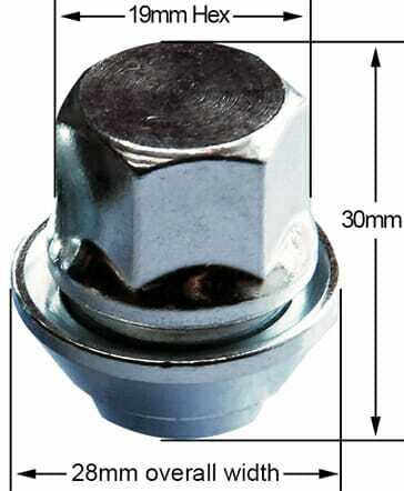 replacement Ford alloy wheel nuts