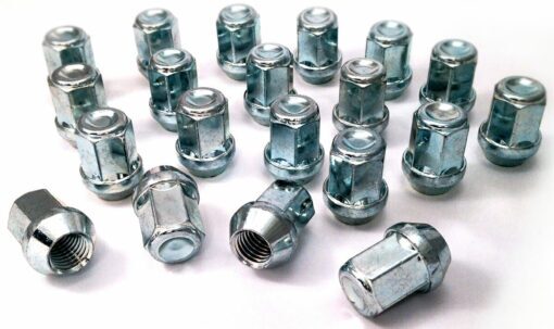 Set of 20 19mm hex, taper seat, M14x2 alloy wheel nuts