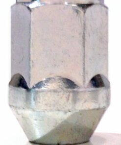 Single 21mm Hex, Taper, M12x1.25 alloy wheel nut