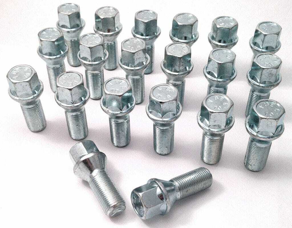 BMW alloy wheel bolts. M14 x 1.25, 27mm thread, 17mm Hex set of 20