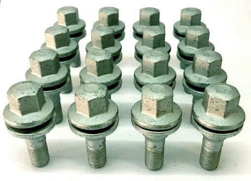 Set of 16 wheel bolts