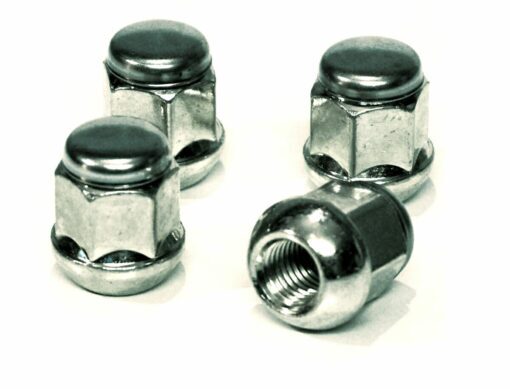 set of 4 19mm, Radius, M12x1.5 alloy wheel nuts