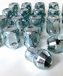 Set of 20 x closed alloy wheel nuts. M12 x 1.5, 21mm Hex