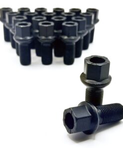 Audi 100 (44) quattro 1984 - 1990 - car wheel bolts M14x1.5 radius seat black
