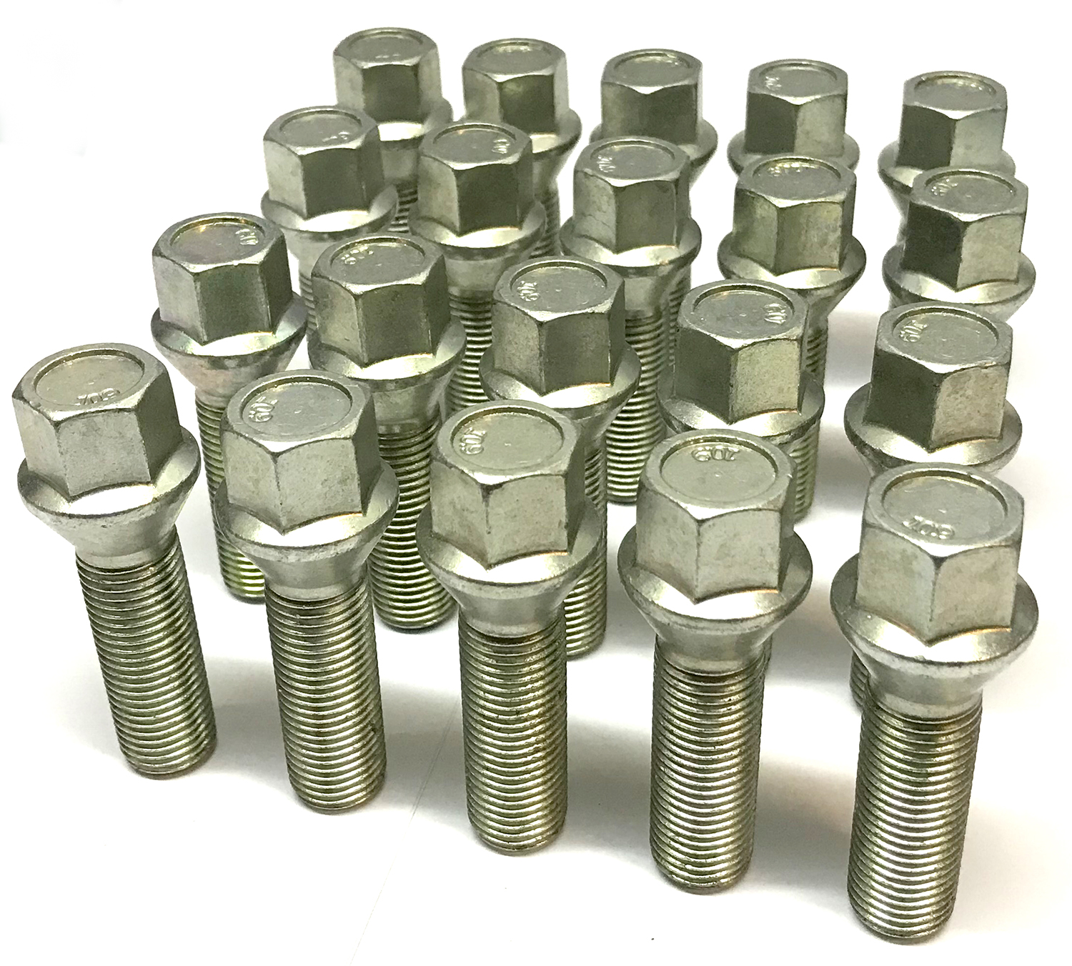 Car Alloy Wheel bolts M14x1.5 35mm extended Thread taper for Mercedes x