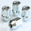 set of 4 19mm hex, taper, M12x1.5 alloy wheel nuts