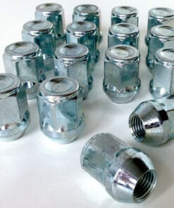 Set of 16 x closed alloy wheel nuts. M12 x 1.5, 21mm Hex