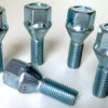 Set of 5 19mm Hex, M12x1.5 26mm thread alloy wheel bolts