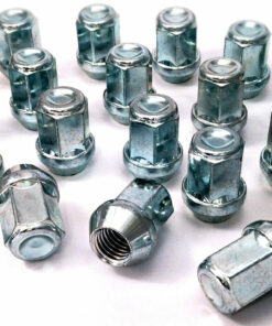 Set of 20 19mm hex, taper seat, M14x2 alloy wheel nuts