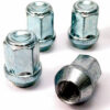 set of 4 19mm hex, taper seat, M14x2 alloy wheel nuts