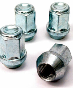 set of 4 19mm hex, taper seat, M14x2 alloy wheel nuts