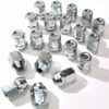 set of 20 21mm Hex, Taper, M12x1.25 alloy wheel nuts