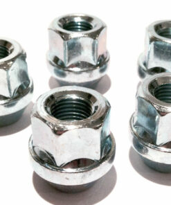 Open head wheel nuts set of 5