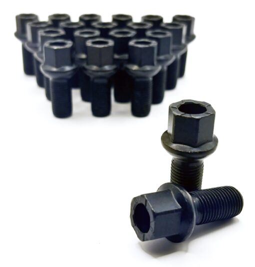 Audi 200 (44) Avant 1985 - 1988 - car wheel bolts M14x1.5 radius seat black
